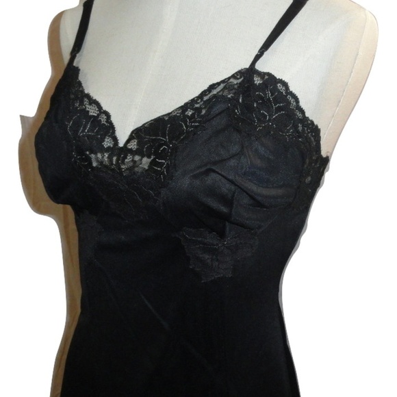 Vintage Other - Vintage Black Slip JC Pennys Adonna USA Made